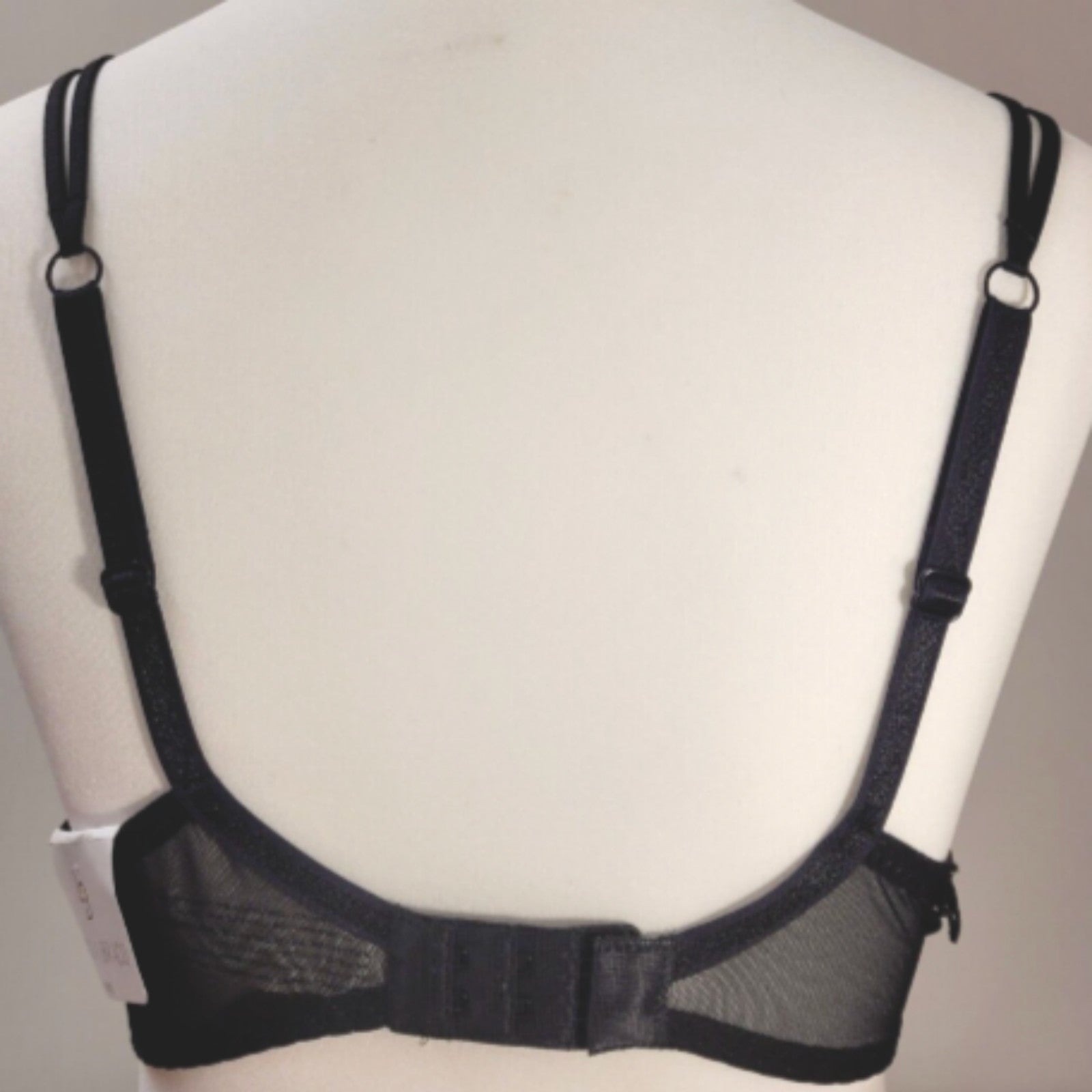 Louisa Bracq Black 34B Push Up Bra with Removable Pads NWT