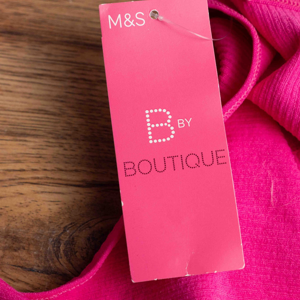 M&amp;S B by Boutique Pink Medium Bralette New With Tag RRP £10