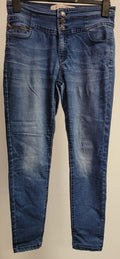 Denim &amp; Co Jeans UK12 Mid Blue Straight Leg Stretch Pre-Owned