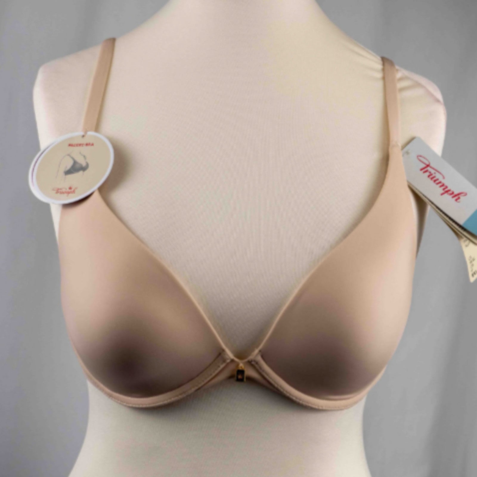 Triumph Balconette 32C Beige Underwired Padded  BNWT
