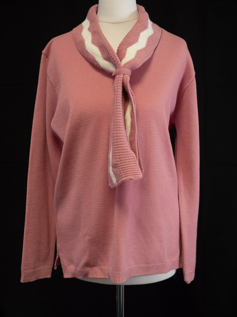 Monique Women's Jumper Pink/White Size M/L NWT