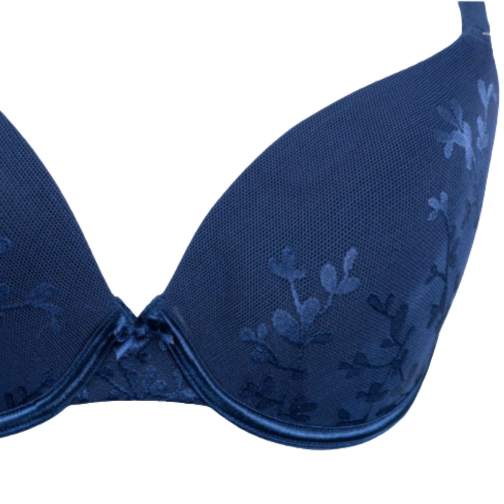 Blue Floral 34E Triumph Bra Underwired BNWT