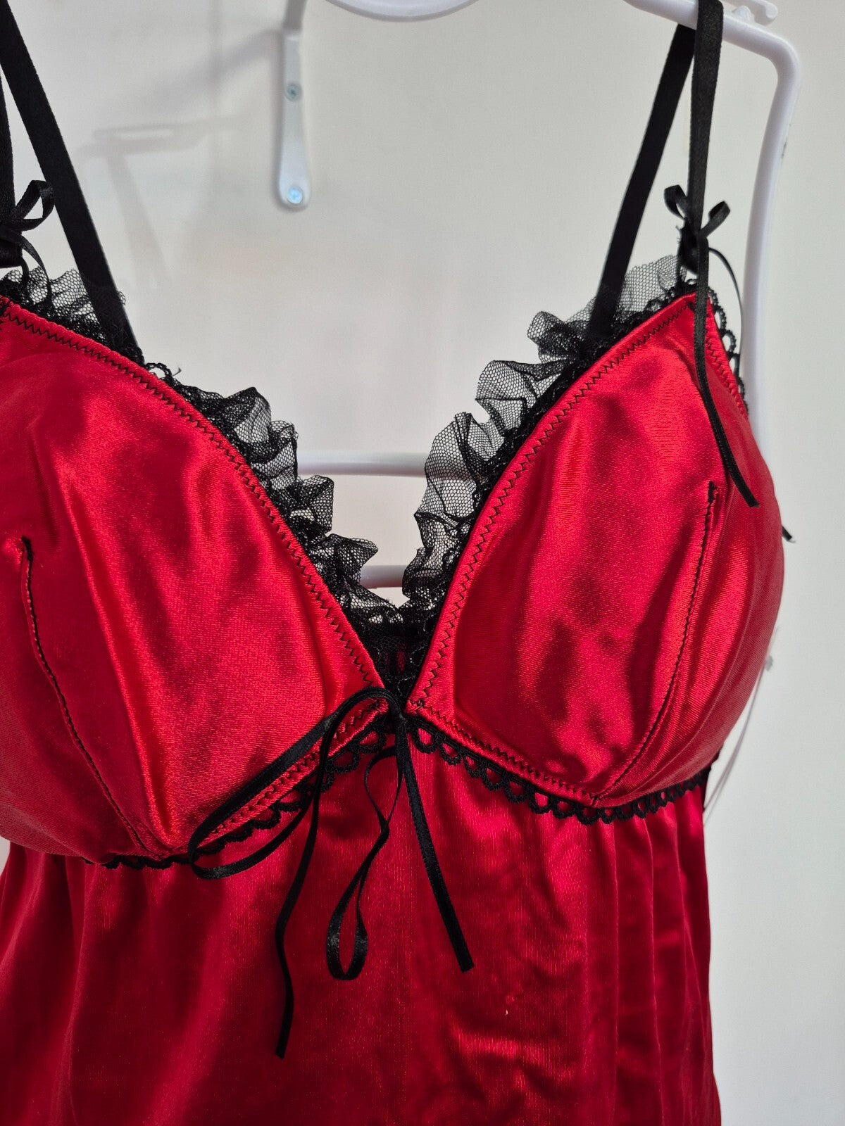 Bonbon Chemise Small Red/Black BNWT