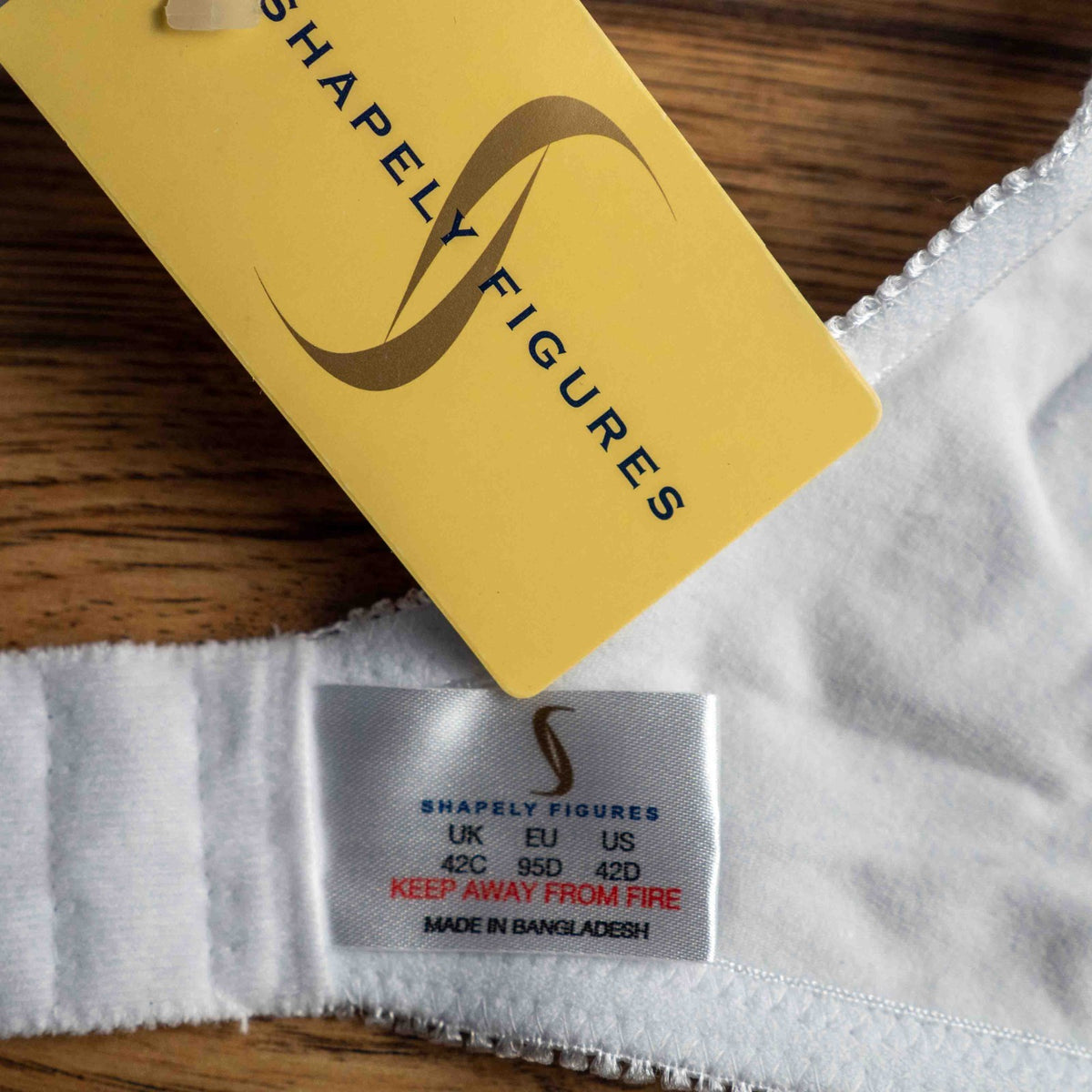 Shapely Figures 42C White Bra NWT
