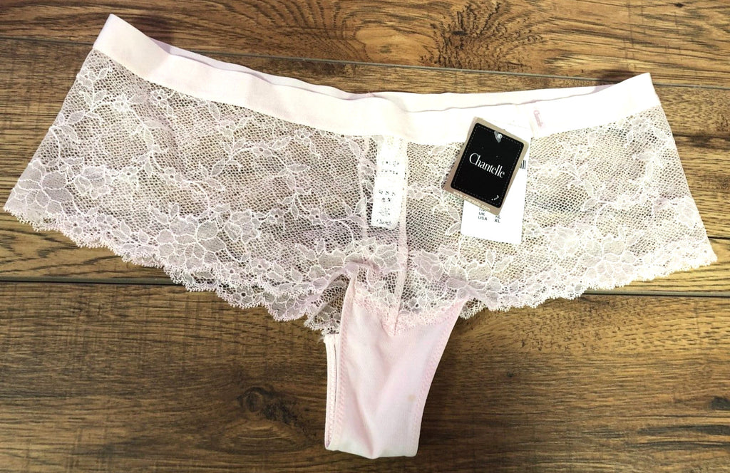 Chantelle Knickers XL Light Pink Lace Hipsters 6724 New with Tags