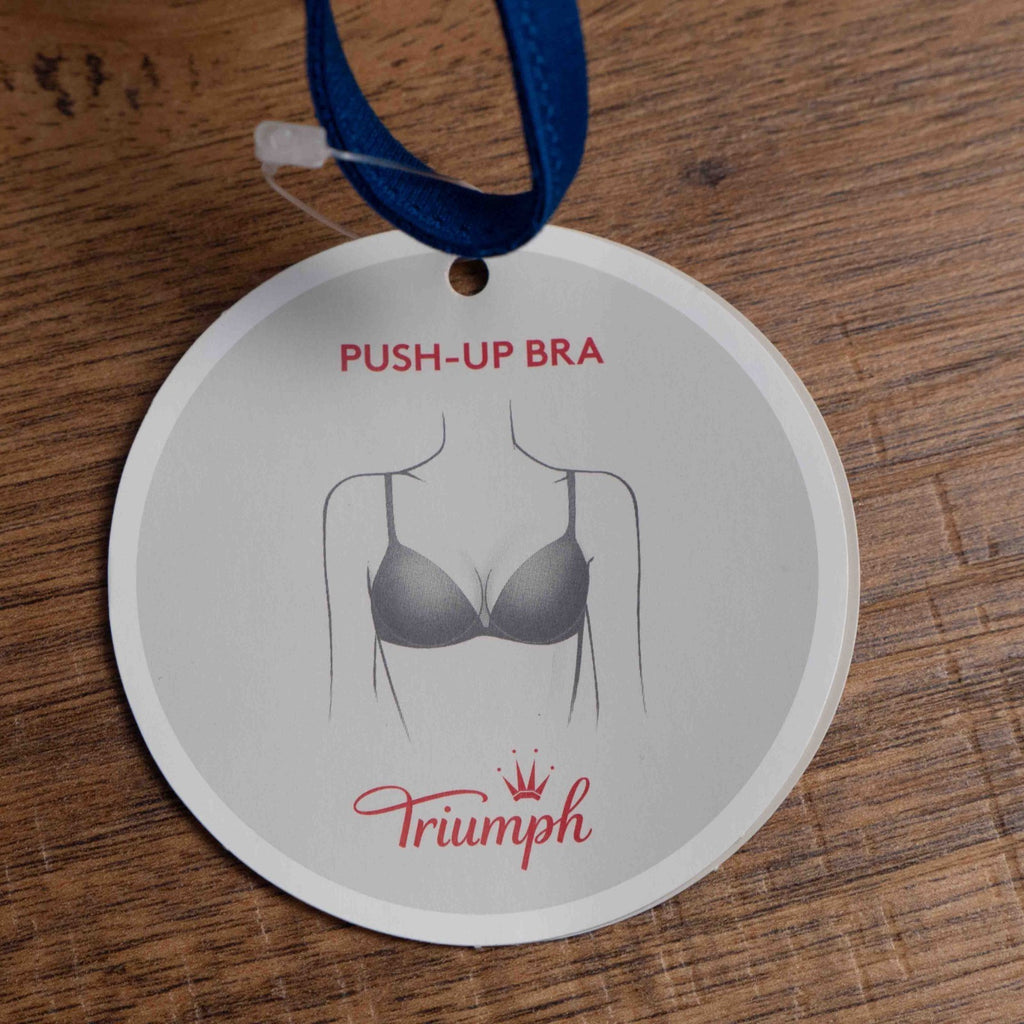 Triumph Blue 34C Balconette Bra Underwired Padded BNWT