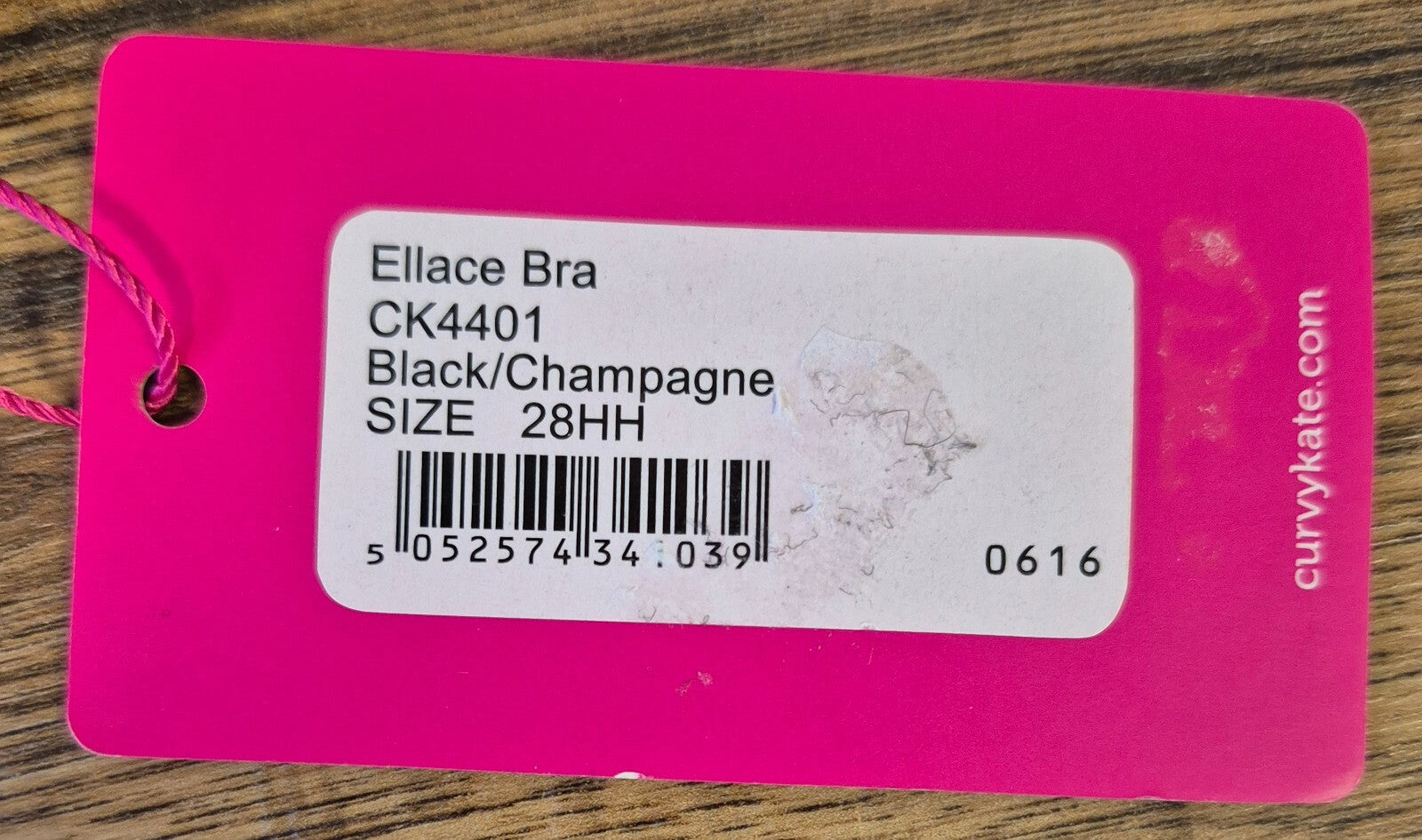 Curvy Kate 'Ellace' Bra 28HH Black &amp; Champaigne BNWT