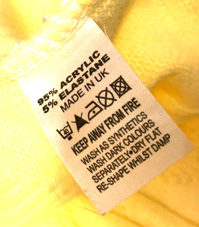 Womens Top M/L Yellow Short Sleeve Jumper Round Neck by  Pyari BNWT