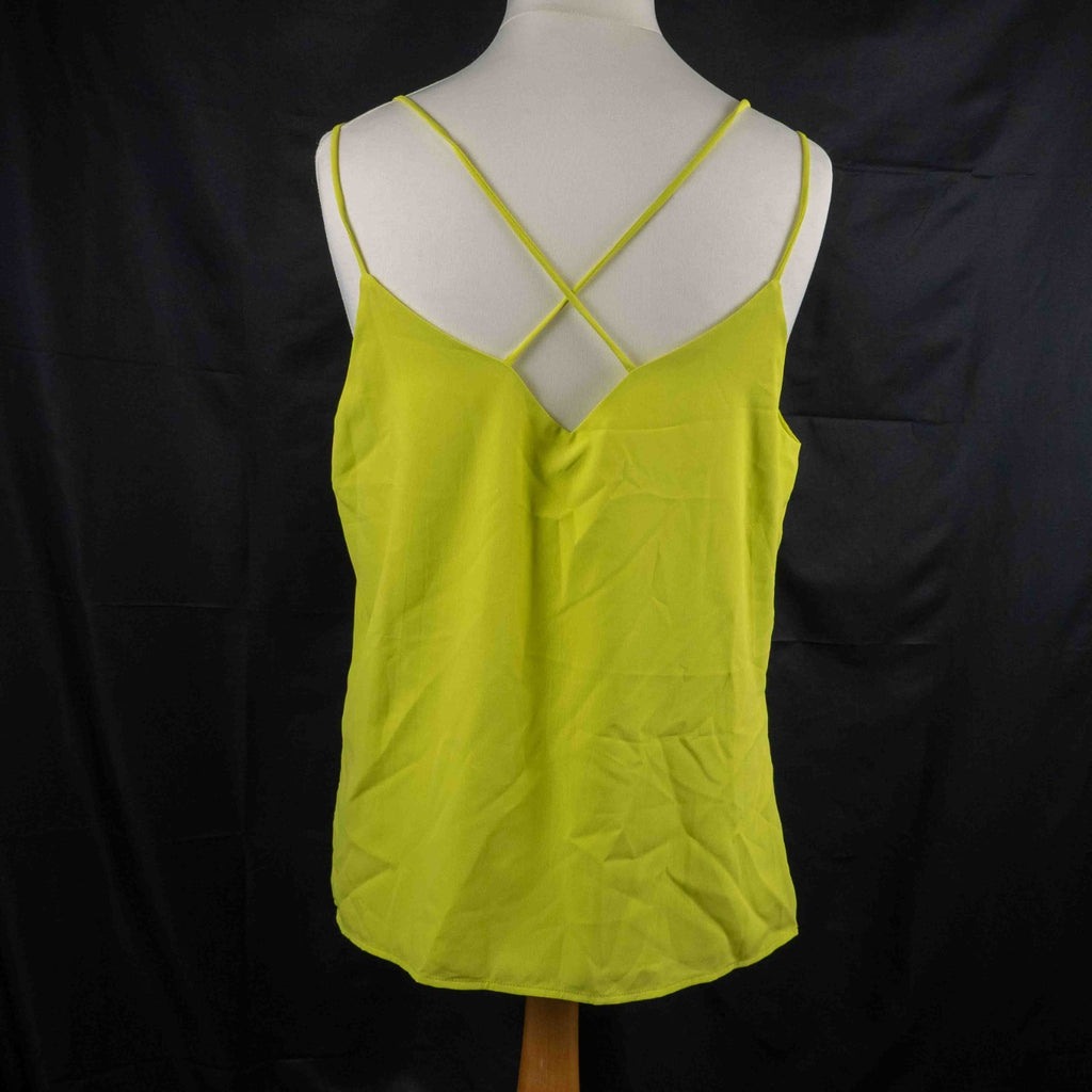 F&amp;F Yellow Cross Strap Size 16 Vest Top New With Tag RRP £8.00