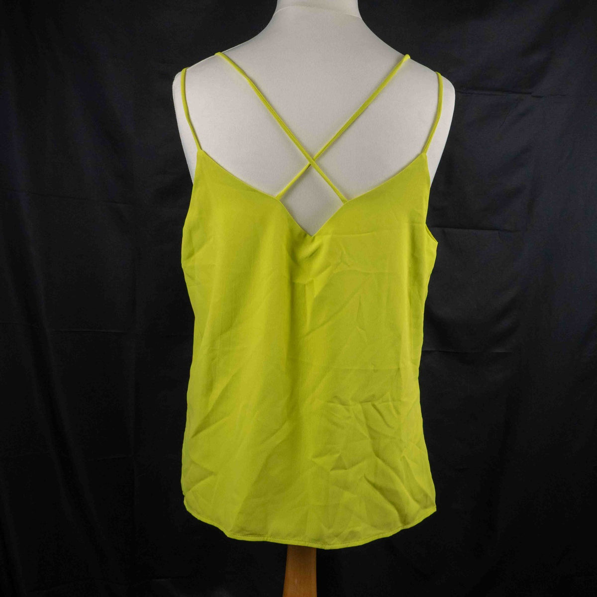 F&amp;F Yellow Cross Strap Size 16 Vest Top New With Tag RRP £8.00
