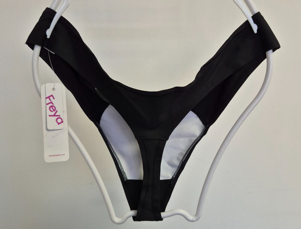 Freya Shapewear &amp; Thong 36DD/L Black/Grey Floral NWT