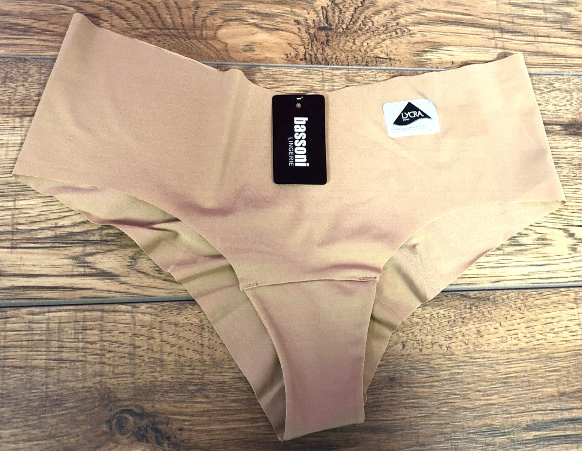 Bassoni Knickers XL Coffee No VPL 8539B  New with Tags