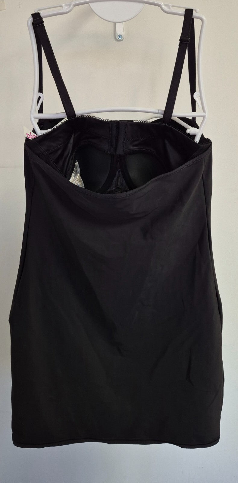Freya Shapewear &amp; Thong 36DD/L Black/Grey Floral NWT
