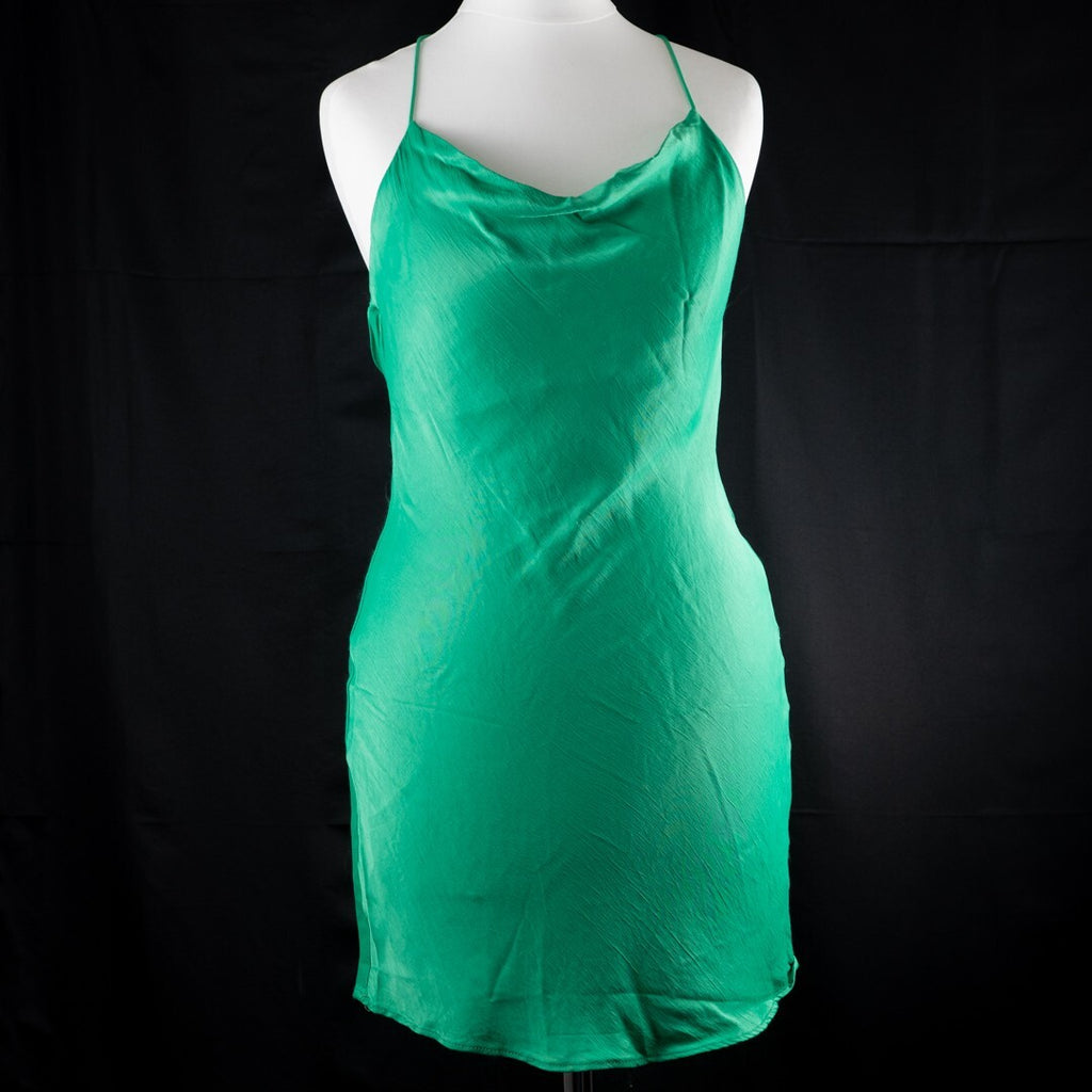 Zara Green Mini Dress Size XS | Pre-Owned