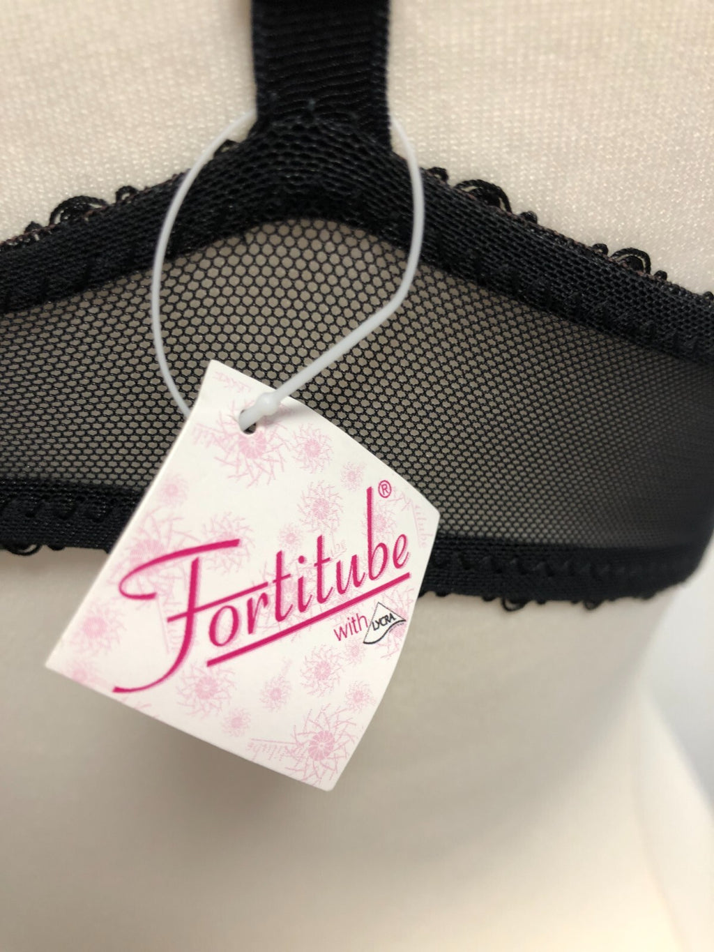 Matalan Longline Black Floral Underwired 36B Bra | BNWT