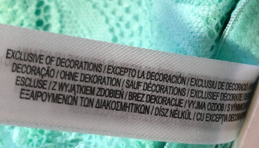 Primark Bra &amp; Brief Set M Mint Green Non Wired Lightly Padded  BNWT