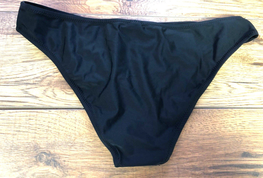 Cupshe Bikini Bottoms Large Black Low/Mid Rise New with Tags