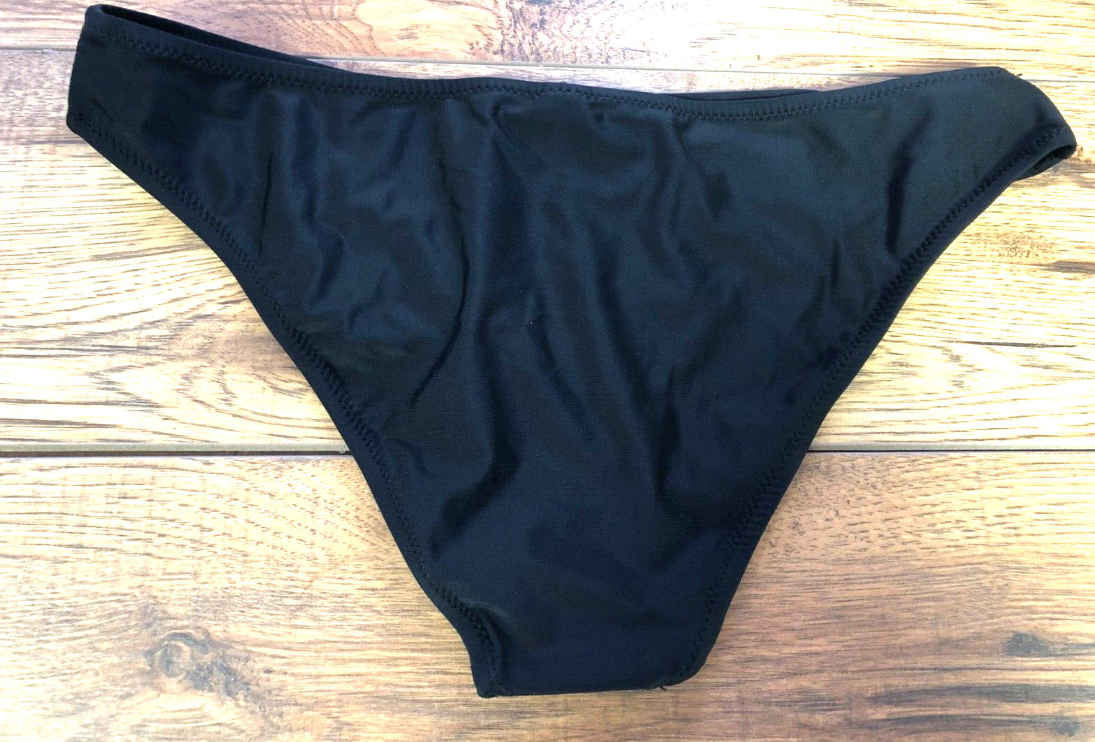 Cupshe Bikini Bottoms Large Black Low/Mid Rise New with Tags