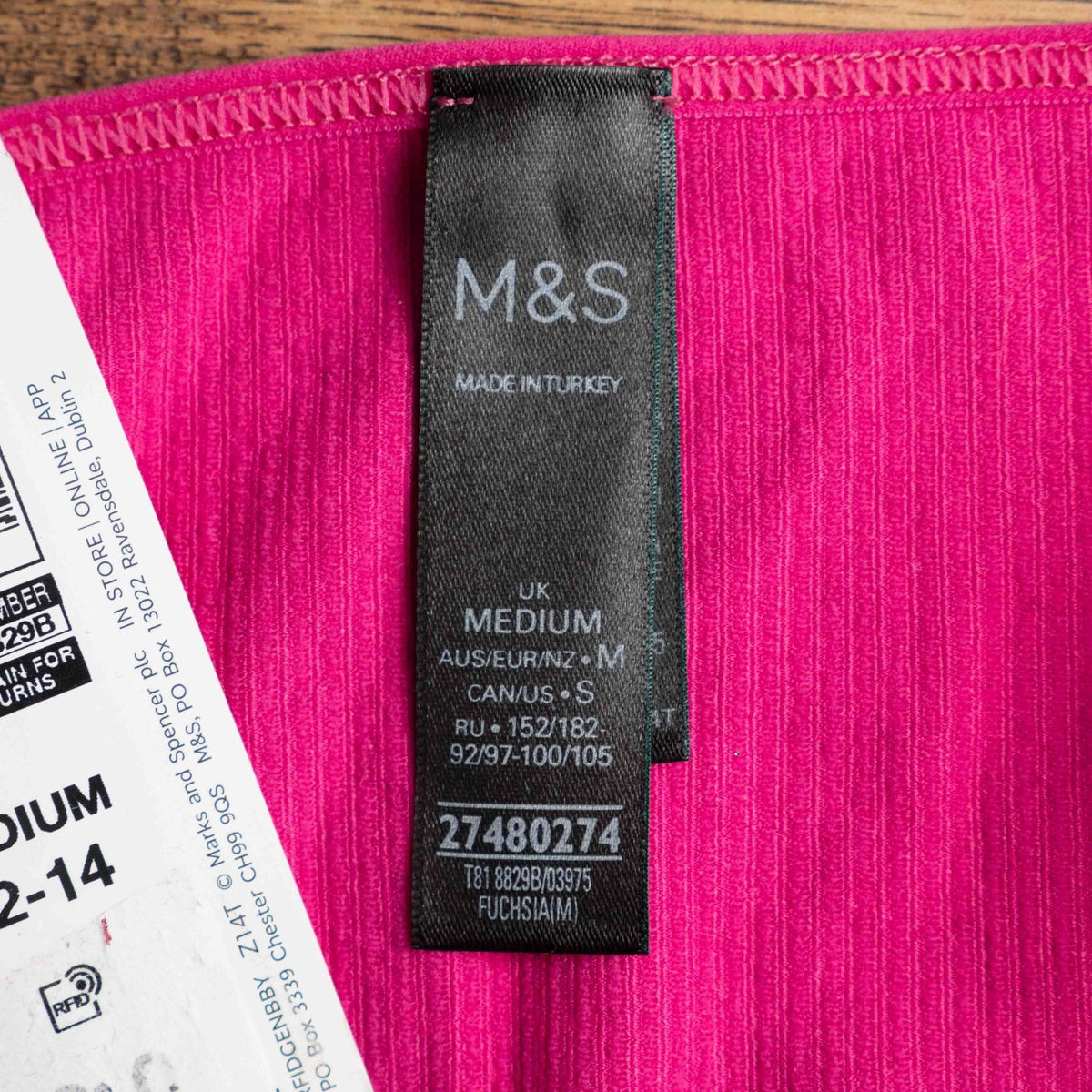 M&amp;S B by Boutique Pink Medium Bralette New With Tag RRP £10