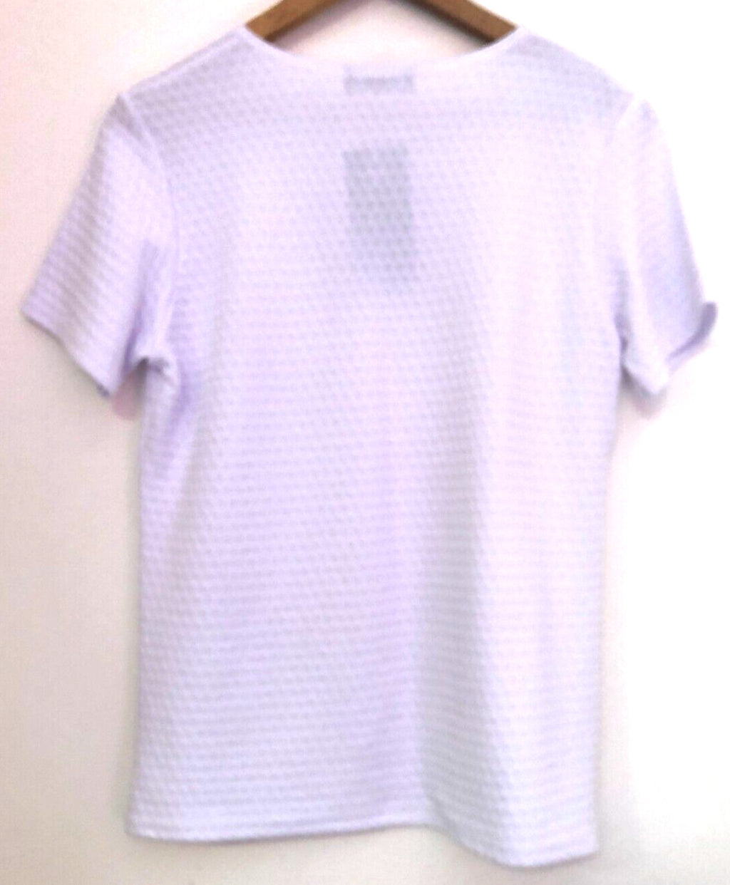 Womens T-Shirt UK14 White Round Neck Short Sleeve by Monique Collection BNWT