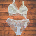 Freya White Erin XS Bralette &amp; Knickers NWT