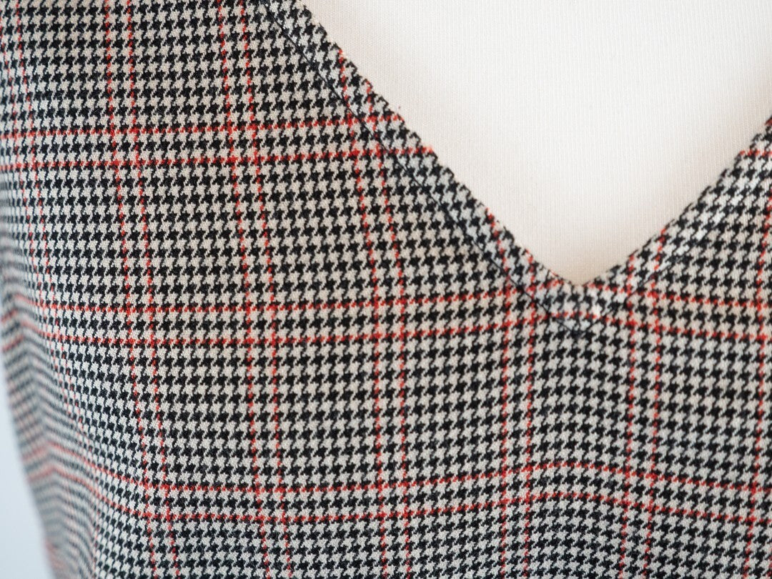 George At Asda Checkered Sleeveless Dress Size 10 Pre-Owned