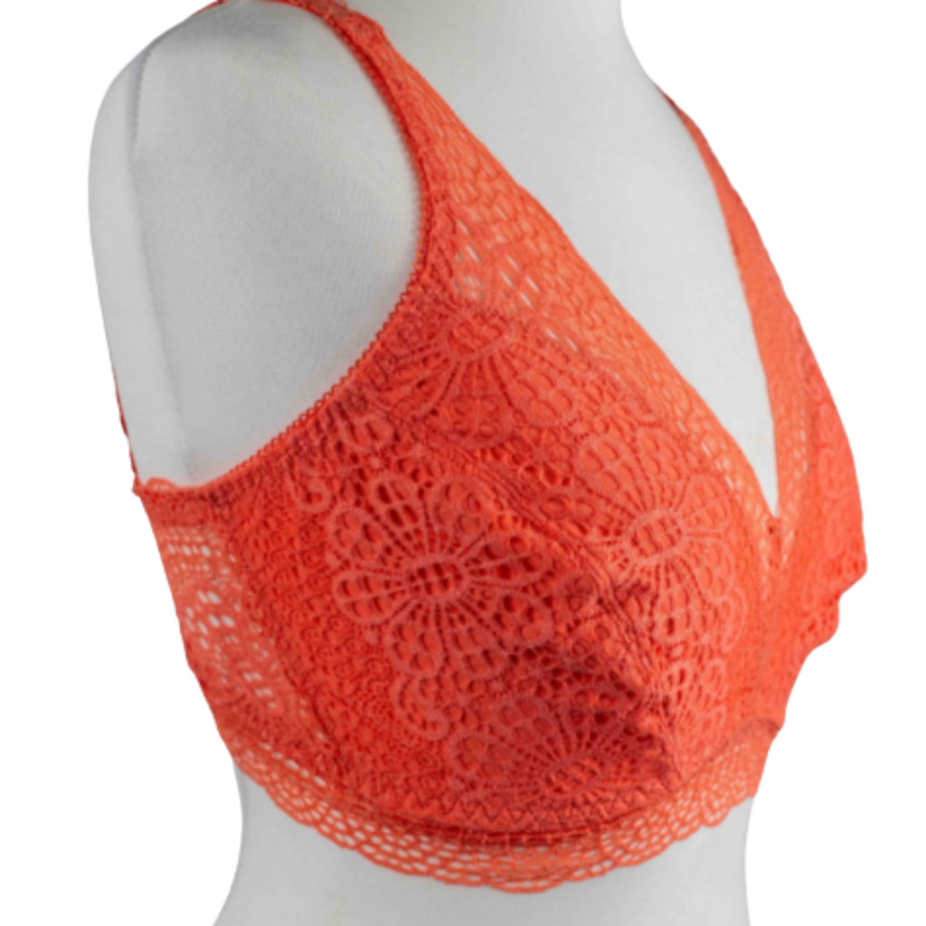 Freya Erin XS Lightweight Bralette Orange BNWT