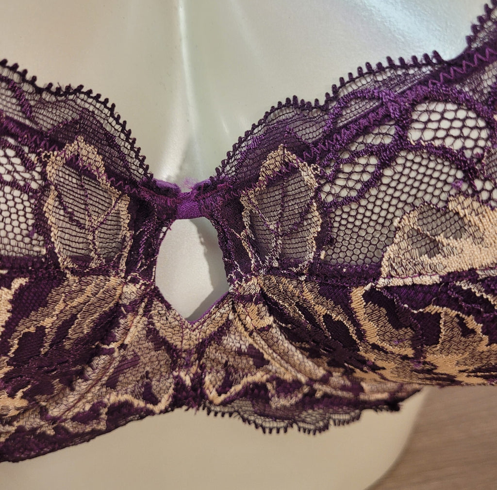 Modern Rarity Bra 34D Purple/Pink Full Cup Underwired Padded by John Lewis BNWT