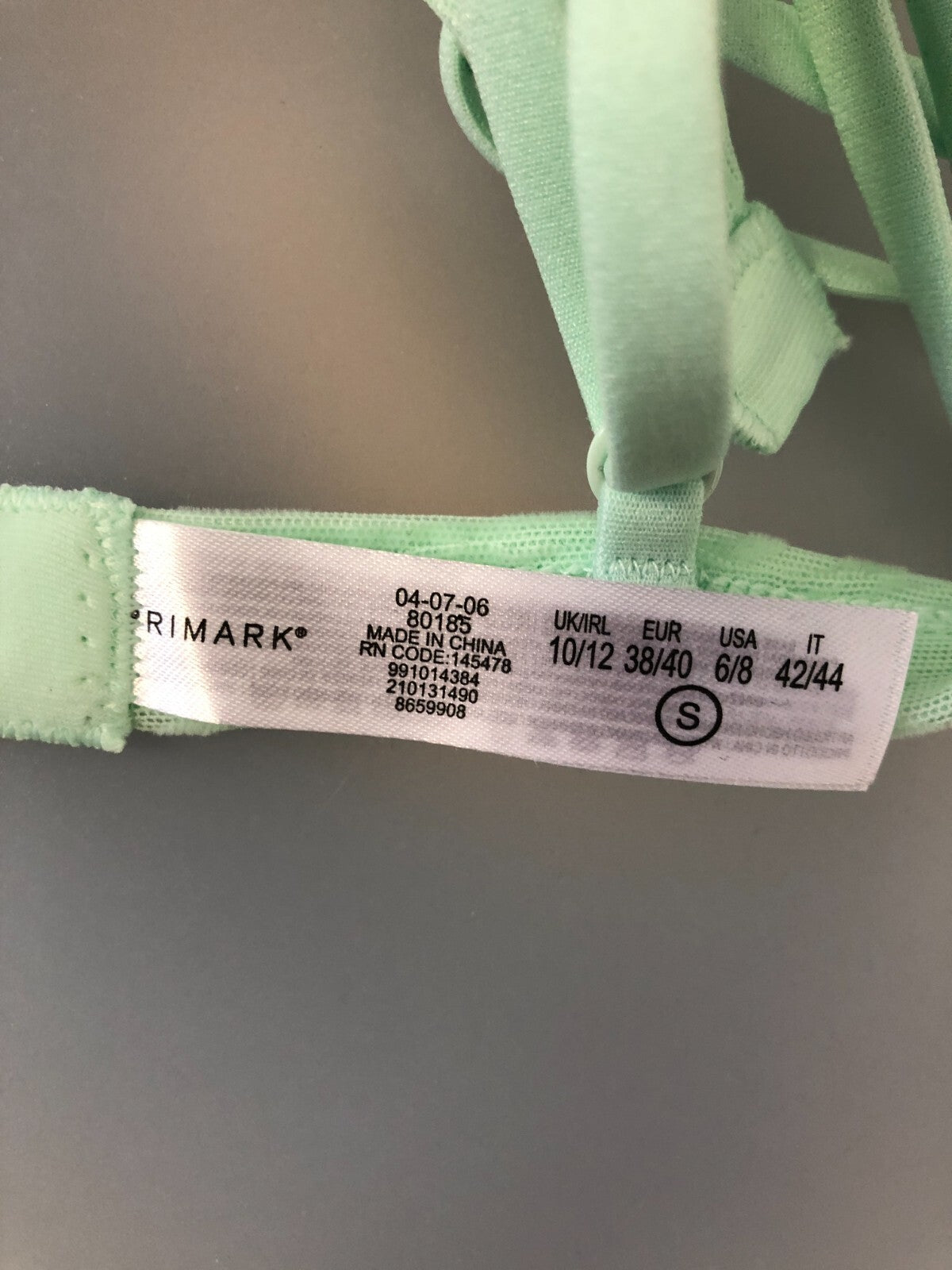Primark Bralette S Mint Velvet Animal Pattern Non Wired Non Padded BNWT