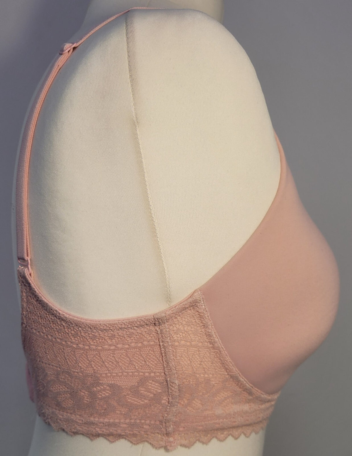 M&amp;S Bra 32DD Medium Pink Non-Wired Padded Body Lounge New with Tags