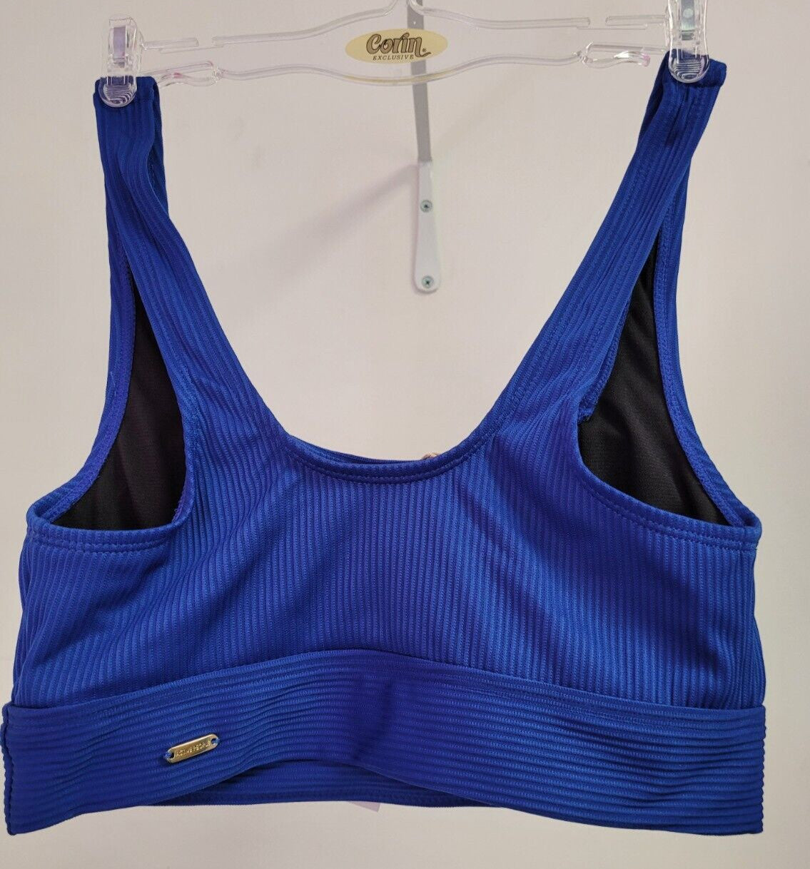 Bikini Top UK8 Cobalt Blue Active People Pacer  Non-Wired Padded New with Tags