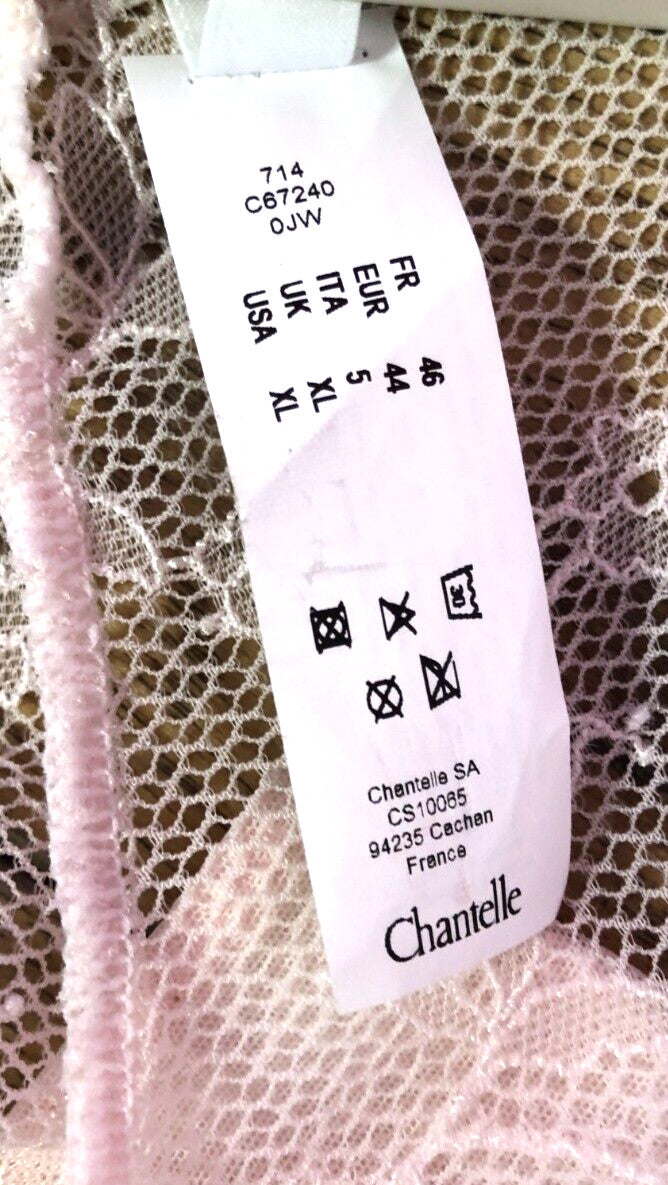 Chantelle Knickers XL Light Pink Lace Hipsters 6724 New with Tags