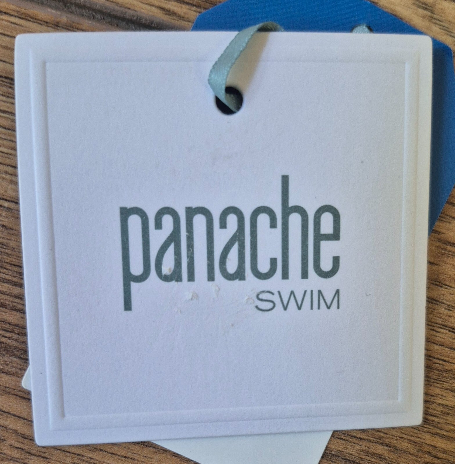 Panache 'Paradise' Bandeau Bikini Top Pink/Multi 30E NWT