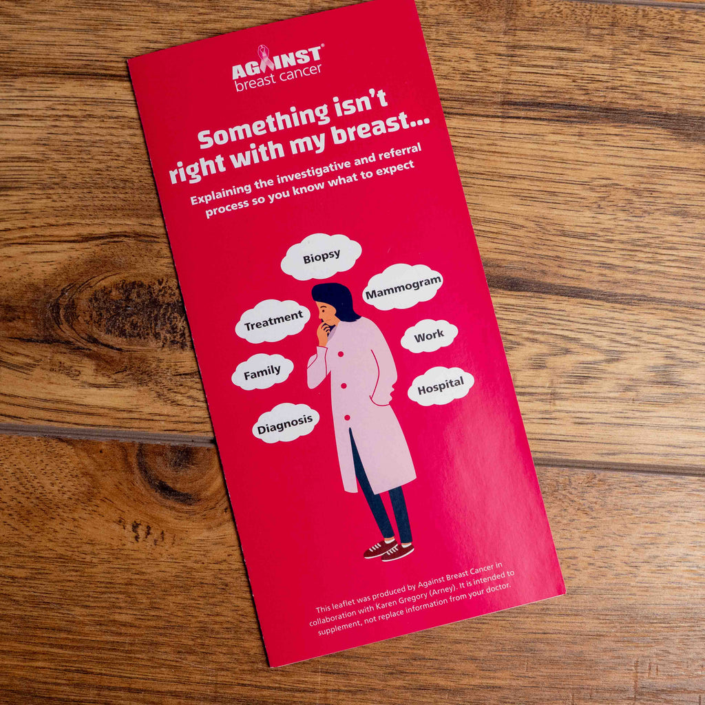 'Something isn't right with my breast' information leaflet