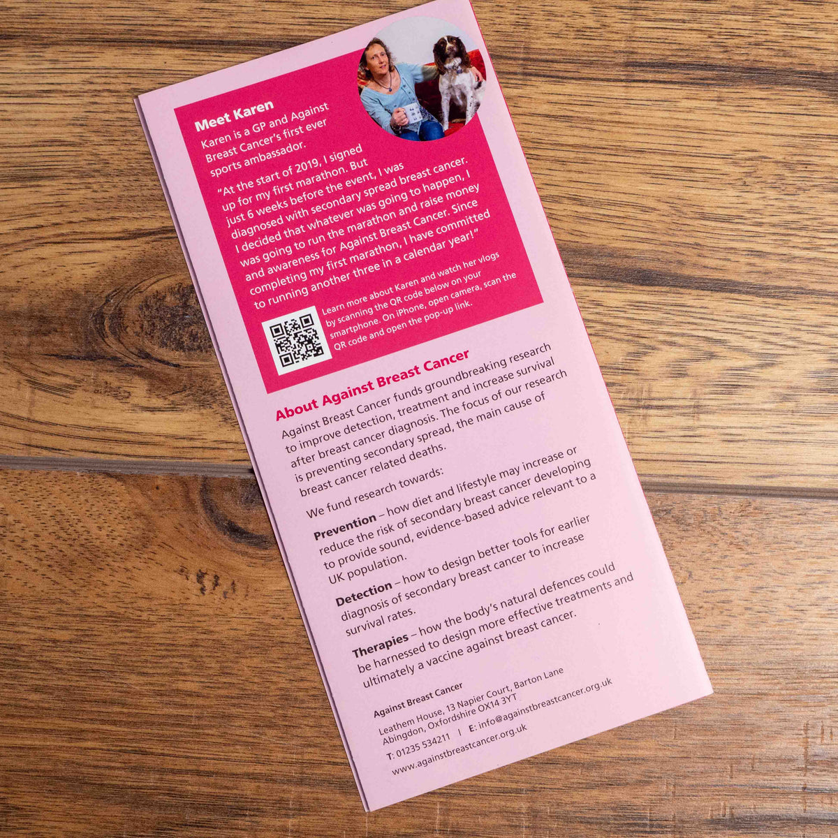 'Something isn't right with my breast' information leaflet