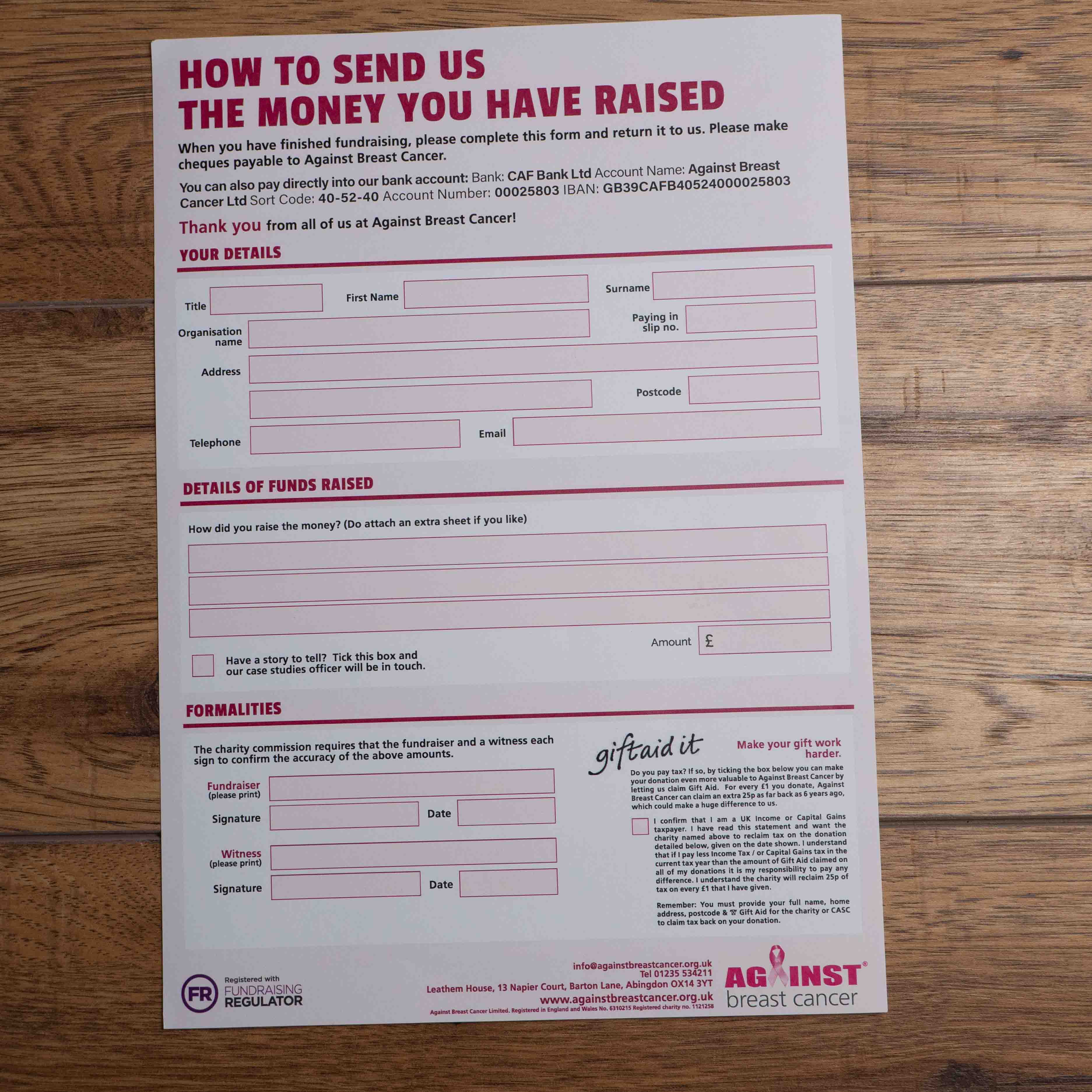Paying in Form | Digital Download