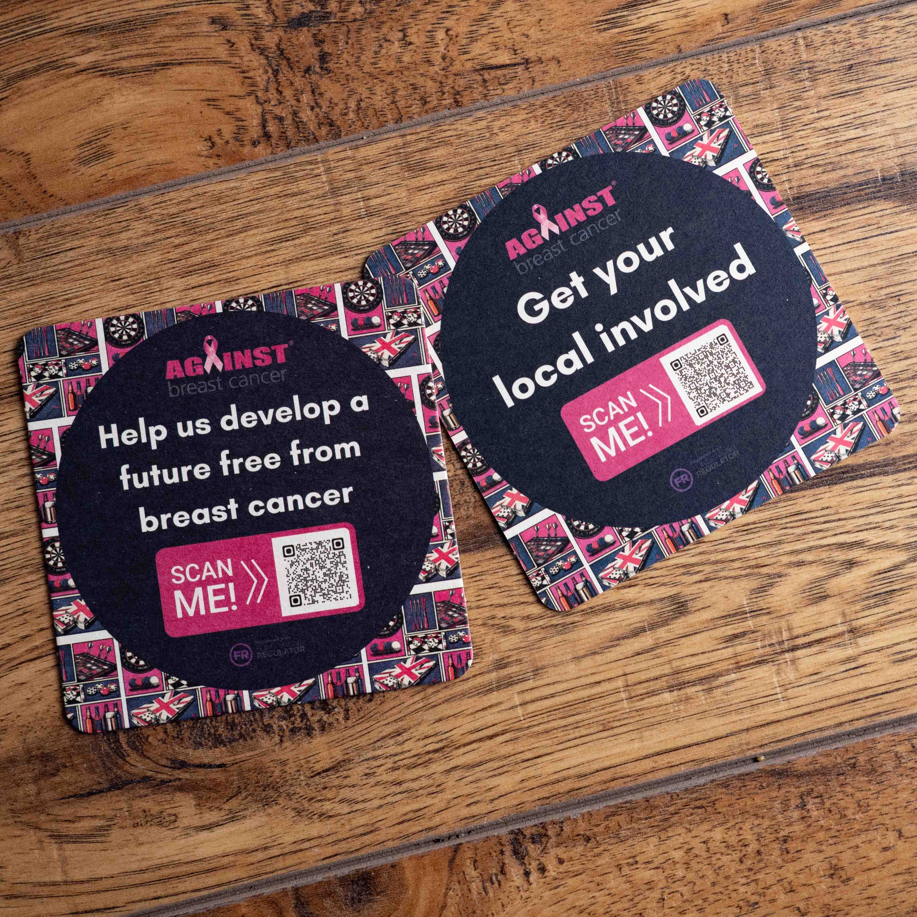 Pubs in Pink 10 Beer Mats