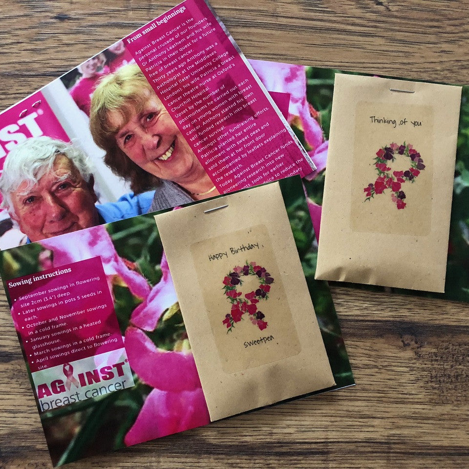 Personalised Sweet Pea Seed Packets