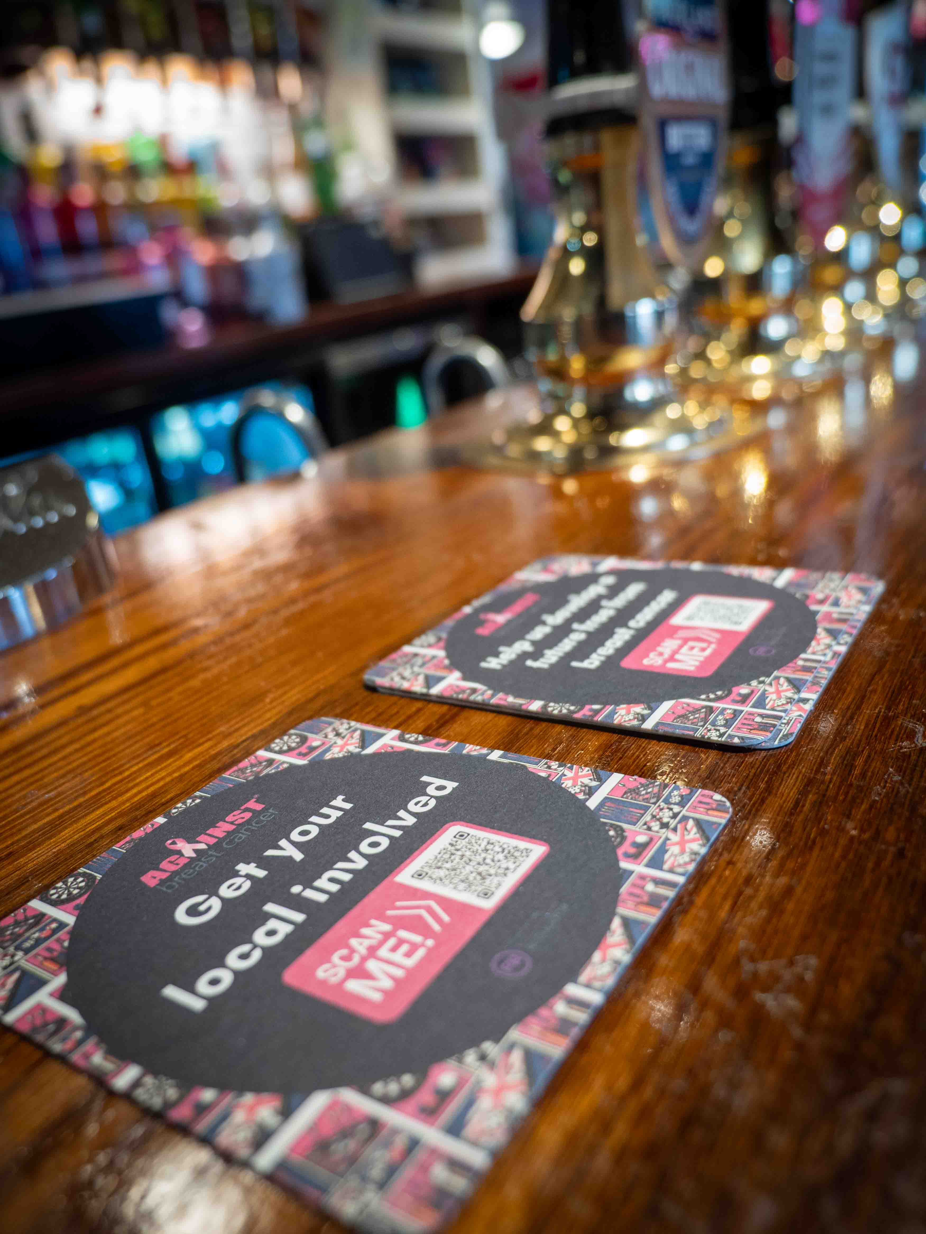 Pubs in Pink 10 Beer Mats