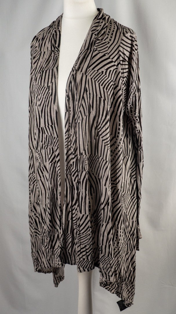 Ted Baker Womens Black and Grey Cardigan Size 2 (UK 10)