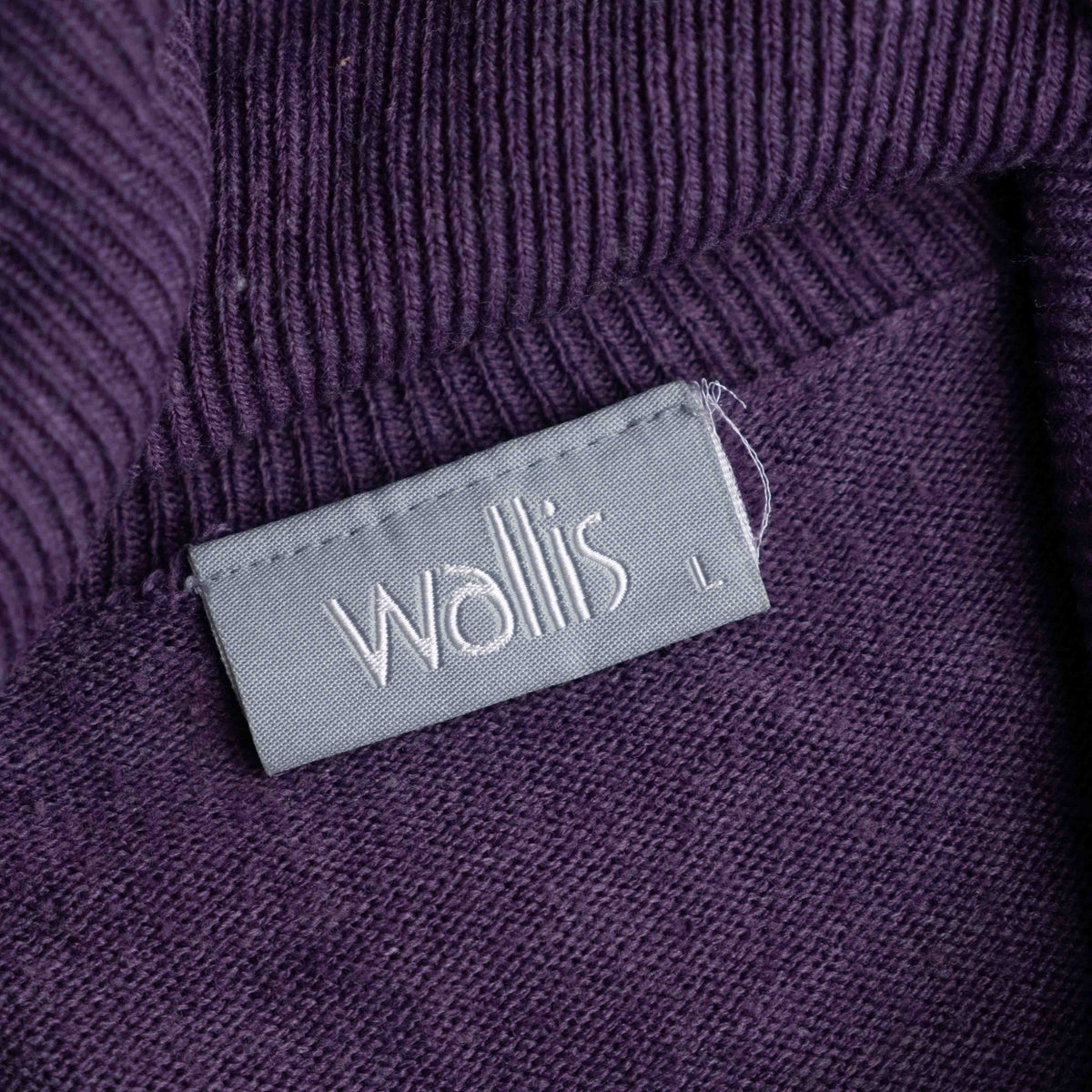 Wallis Purple Long Sleeve Large Dress Pre-Owned