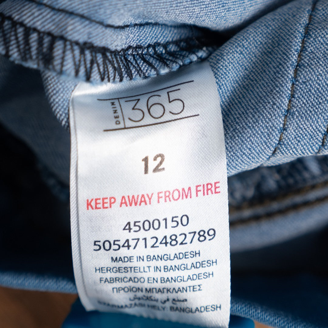 Kate Crop 365 Denim Blue 12 Skinny Jean New With Tags RRP £14.00