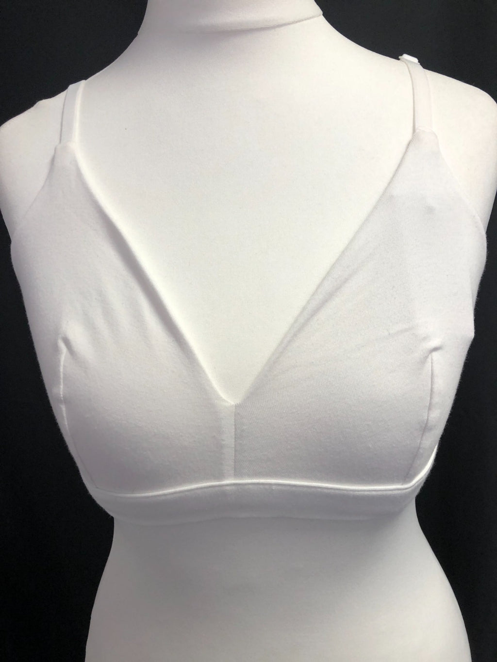 White Matalan Size 14 Bralette Non wired Non Padded BNWT