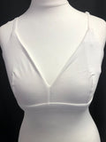 White Matalan Size 14 Bralette Non wired Non Padded BNWT