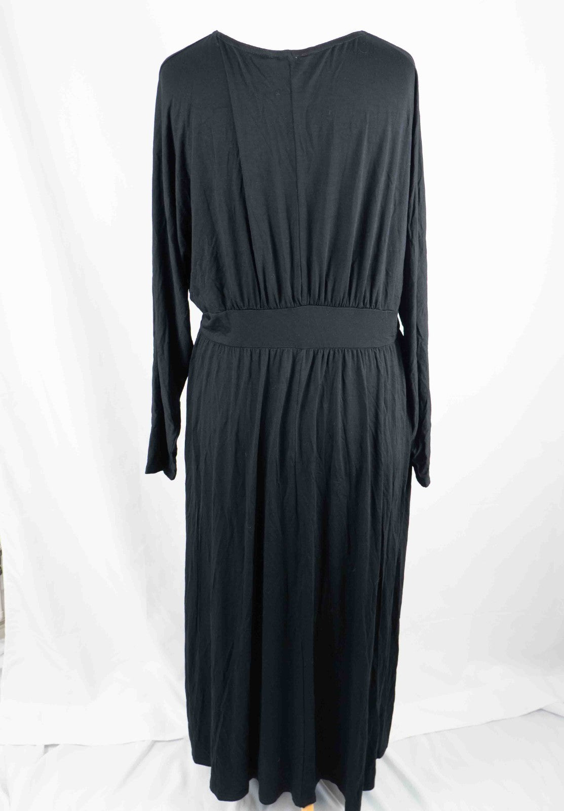 Asos Design Curve Black Long Sleeve Size 18 Dress Pre-Owned