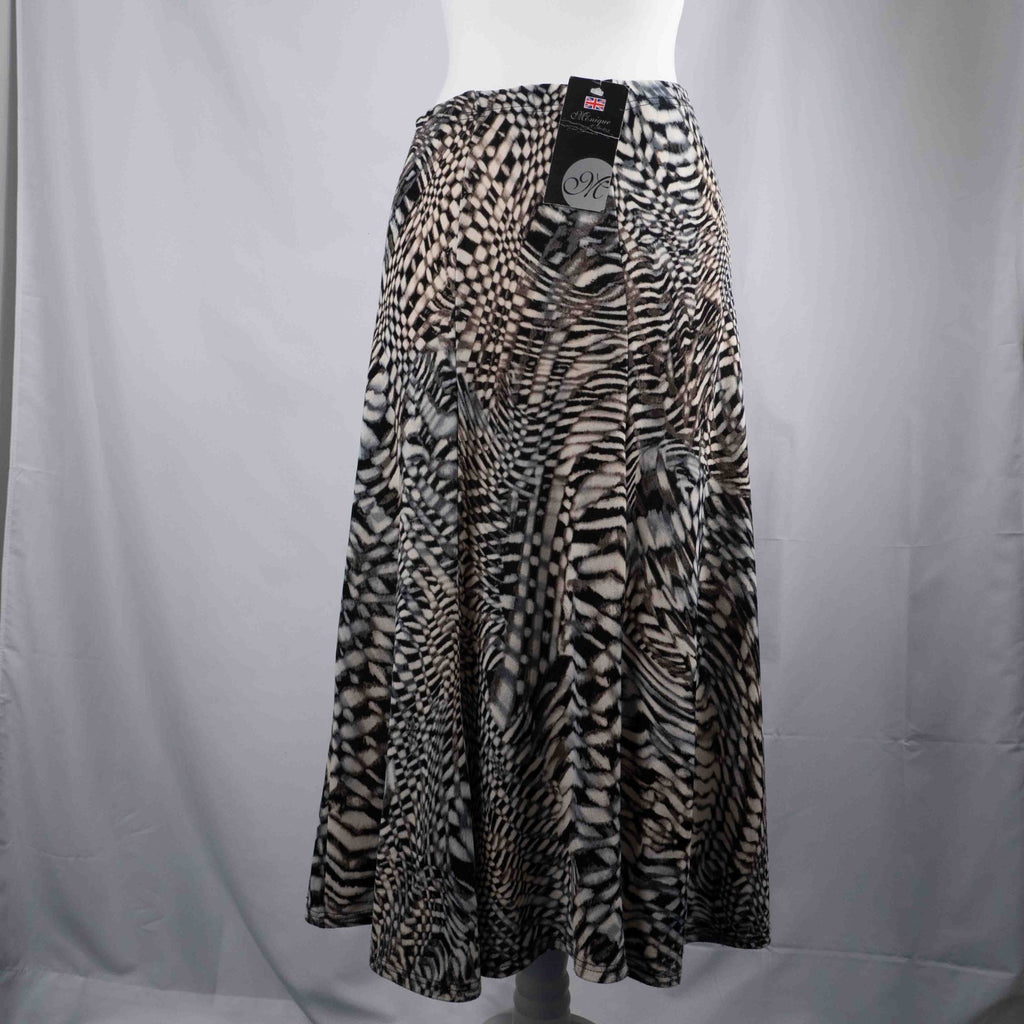 Monique Collection Animal Print Pattern 20 Skirt NWT RRP £19.00