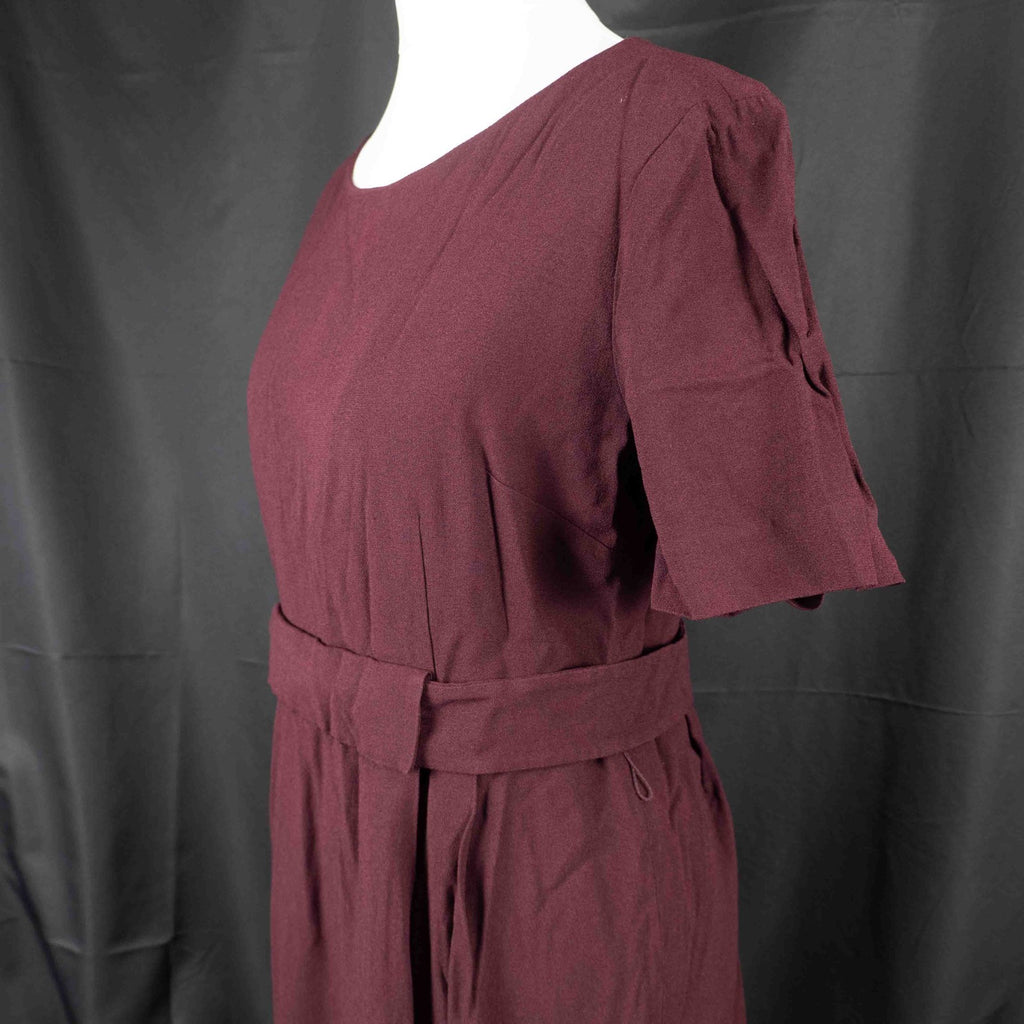 Whistles Dark Red 12 Dress Pre-Owned