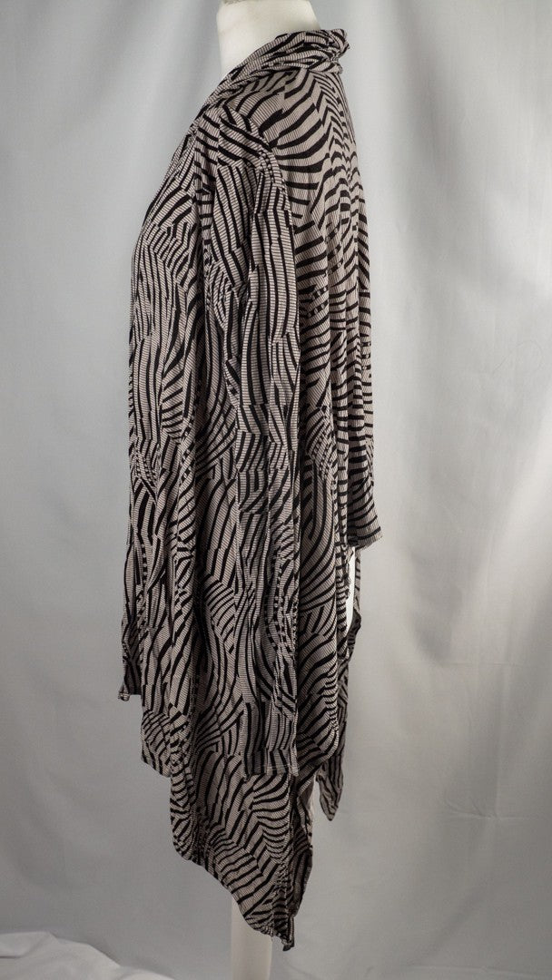 Ted Baker Womens Black and Grey Cardigan Size 2 (UK 10)