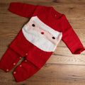Santa 80cm Button Up Baby Grow New Without Tags