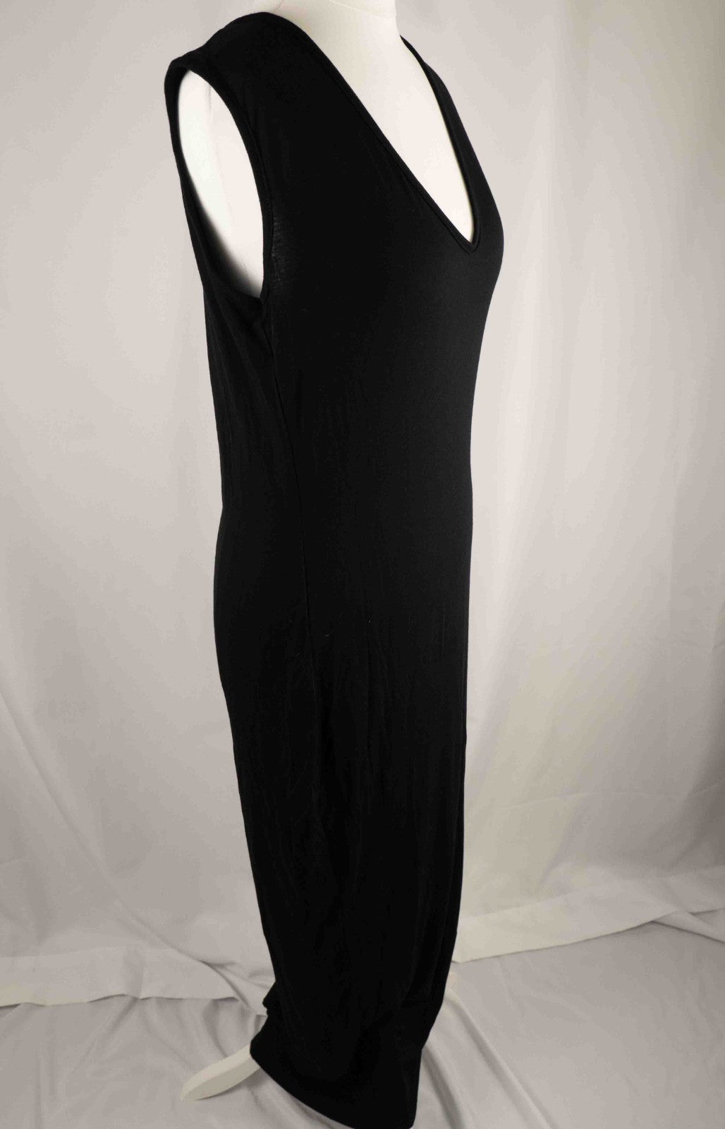 Pretty Little Thing Size 16 Long Black Dress New With Tag